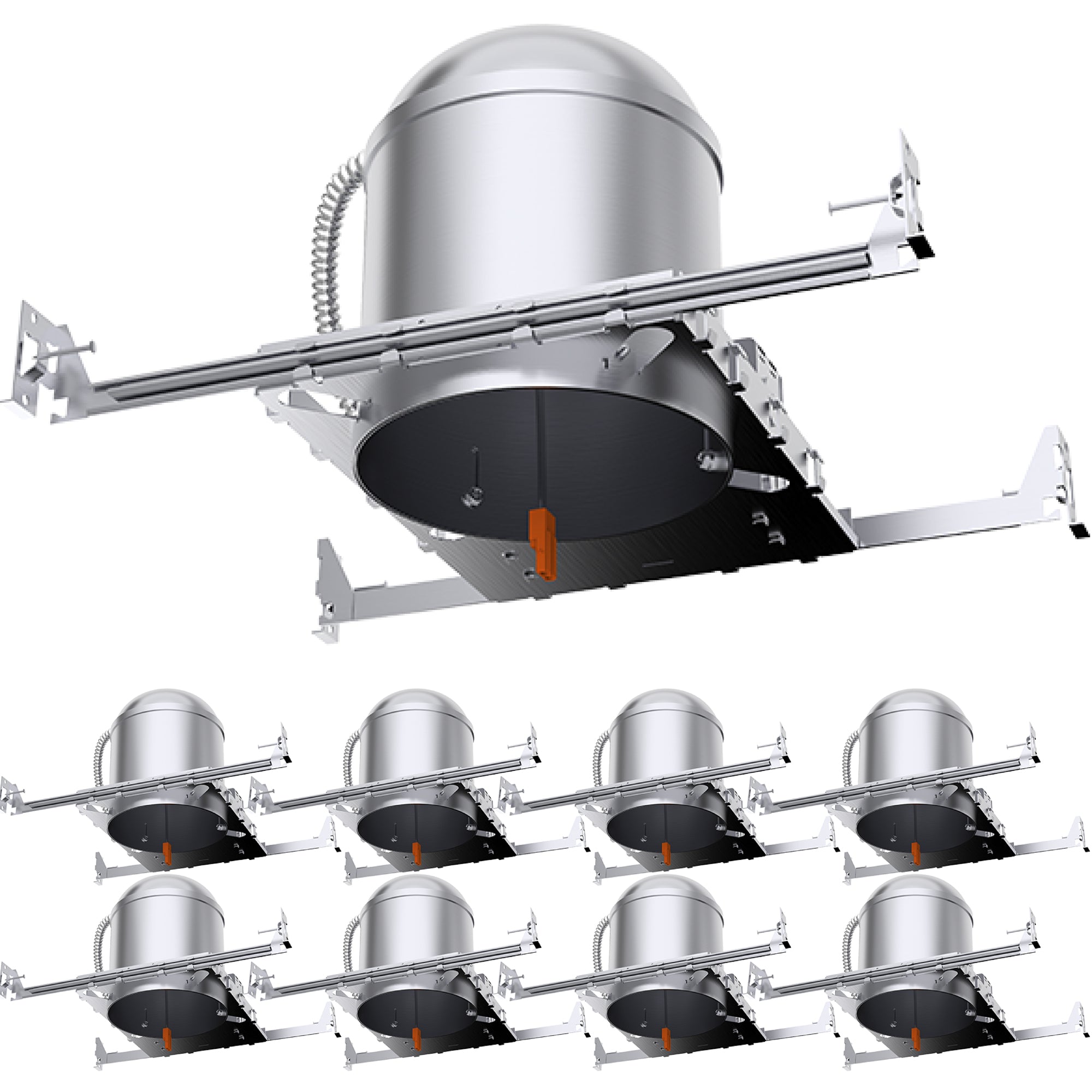 Recessed Lighting Can, 6 Inch, New Construction