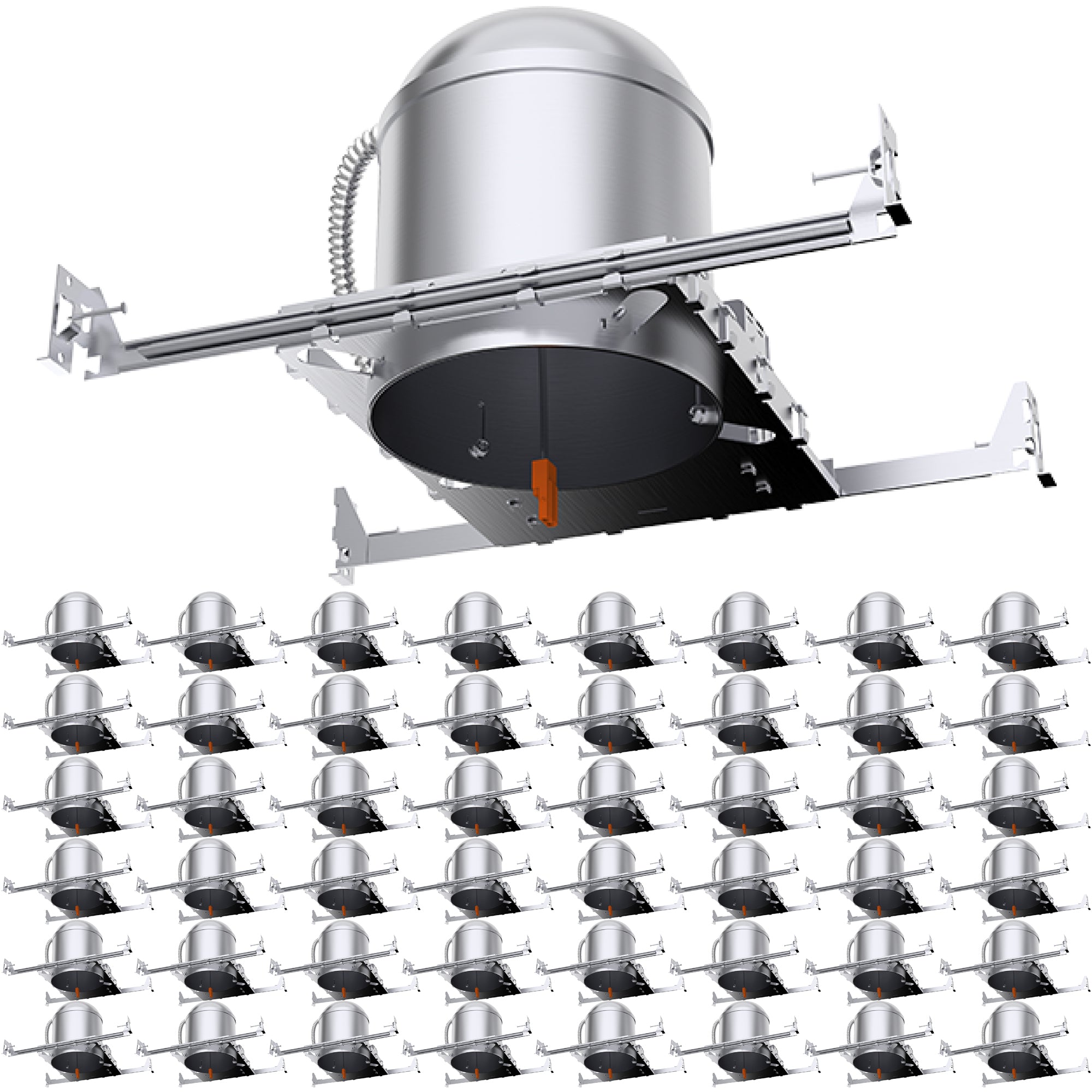 Recessed Lighting Can, 6 Inch, New Construction