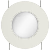Recessed LED Retrofit Lighting, 5/6 Inch, Gimbal, 800 Lumens (Off White Trim)