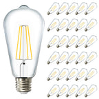 ST64 LED Bulb, Filament, 800 Lumens