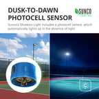Shoebox LED 200W, Parking Lot, Type III, Dusk to Dawn Photocell, 26000 Lumens