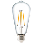 Ultra-Bright ST64 LED Bulb, Filament, 1500 Lumens