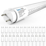 T8 LED Tube, 4ft, Clear, Bypass, Type B, 15W, Single/Double Ended, 1800 Lumens
