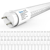 T8 LED Tube, 2ft, Clear Glass, Bypass, Type B, 10W, Single/Double Ended, 1200 Lumens