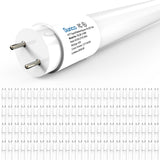 T8 LED Tube, 4ft, Frosted, Bypass, Type B, 18W, Single/Double Ended, 2200 Lumens