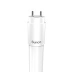 T8 LED Tube, 4ft, Frosted, Plug & Play, Hybrid Type A+B, Single/Double Ended, 20W, 2400 Lumens