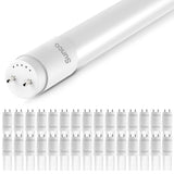 T8 LED Tube, 4ft, Frosted, Bypass, Type B, 18W, Single/Double Ended, 2200 Lumens