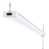 LED Shop Light, 4ft, Utility, Frosted, Plug & Play, 4100 Lumens