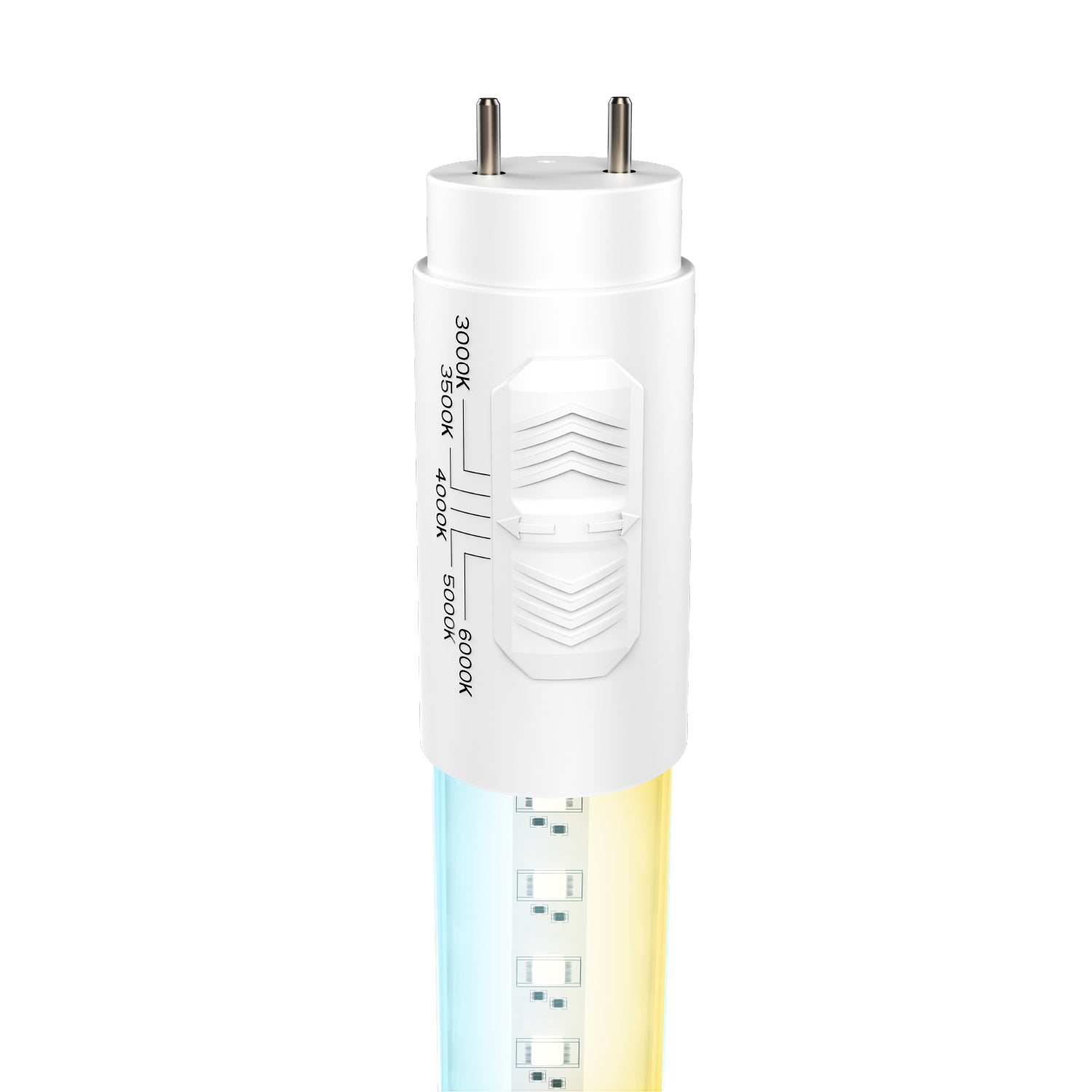 T8 LED Tube, 4Ft, Clear, Plug & Play, Hybrid Type A+B, Single/Double Ended, 20W, 2400 Lumens
