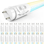 T8 LED Tubes, 4ft, Clear, Type B, Selectable CCT,  Single /Double Ended 18W, 2200 Lumens