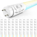 T8 LED Tubes, 4ft, Clear, Type B, Selectable CCT,  Single /Double Ended 18W, 2200 Lumens