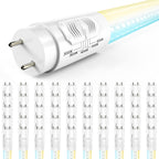 T8 LED Tubes, 4ft, Clear, Type B, Selectable CCT,  Single /Double Ended 18W, 2200 Lumens