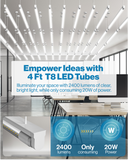 Illuminate your space with 2400 Lumens of clear, bright light, while consuming 20W of power.