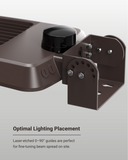 This heavy-duty trunnion mount is built to fit shoebox LED fixtures, providing reliable support and customizable light direction.