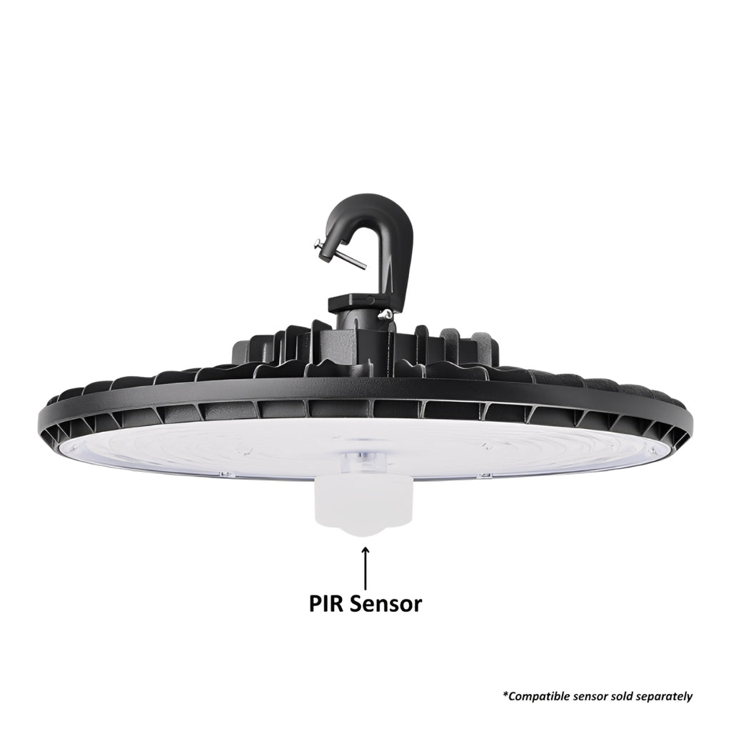 UFO High Bay LED Fixture, 100W/80W/60W/40W, Selectable CCT, 16000 Lumens