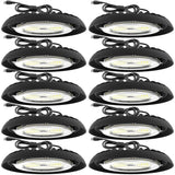 UFO High Bay 200W Plug & Play LED Fixture, 2-Step Install, 28000 Lumens