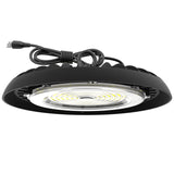 UFO High Bay 200W Plug & Play LED Fixture, 2-Step Install, 28000 Lumens