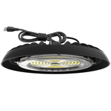 UFO High Bay 200W Plug & Play LED Fixture, 2-Step Install, 28000 Lumens