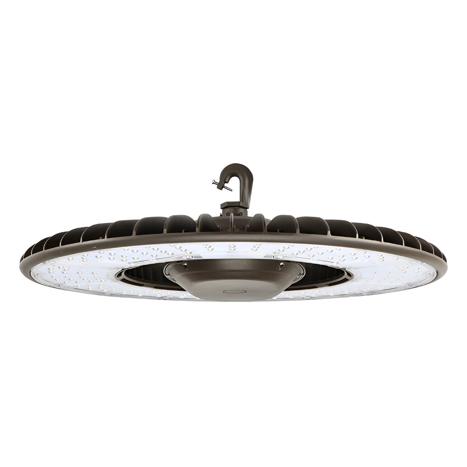 Image of UFO LED High Bay Light Fixture, 410W/330W/250W/160W, High Bay LED Light 72,000LM (189LM/W) 0-10V Dimmable, Hanging Hook, Safe Rope, UL & DLC Listed High Bay Light for Factory Warehouse Workshop