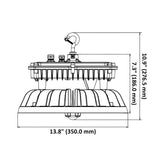 UFO High Bay 310W LED Fixture, 277-480V, Star Plus, 46500 Lumens