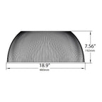 19 Inch Polycarbonate Reflector for UFO High Bays
