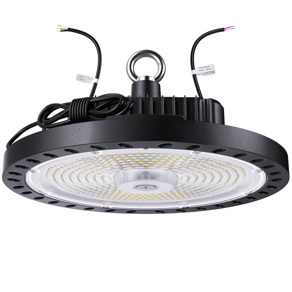 Lighter and slimmer than traditional UFOs, its design allows for quick and easy installation of multiple lights at a time.