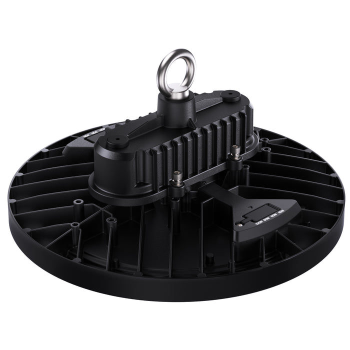 Lighter and slimmer than traditional UFOs, its design allows for quick and easy installation of multiple lights at a time.