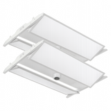 LED Rotatable Linear High Bay, 4ft, 300W/255W/225W/200W/165W, Selectable Wattage & CCT, 50400 Lumens