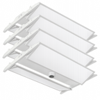 LED Rotatable Linear High Bay, 4ft, 300W/255W/225W/200W/165W, Selectable Wattage & CCT, 50400 Lumens