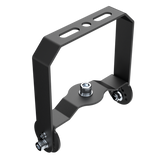 Adjustable mounting u-bracket for UFO high bay lighting fixtures