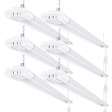 LED Shop Light, 4ft, Utility, Frosted, Plug & Play, 4500 Lumens