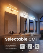 Alta Vanity Light Bar, Selectable CCT, 1100 Lumens