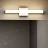 LED Cylinder Vanity Light, 22W, Nickel, Selectable CCT, 1650 Lumens