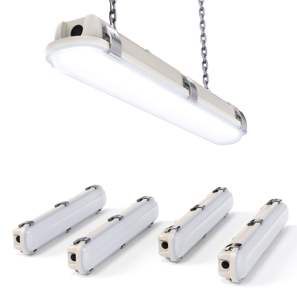 Daisy chain up to 4 fixtures for an extendable design.