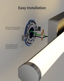 Sunco Cylinder Vanity Light  is easy to install and compatible with standard ceiling junction boxes.