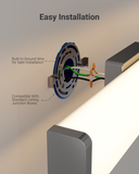 Sunco rectangular vanity light is easy to install and is compatible with standard ceiling junction boxes.