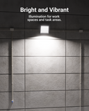 The wall pack has adjustable brightness and is fully dimmable to provide the perfect lighting level for any situation.