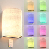 Rechargeable RGB LED Wall Sconce, Indoor, 35 Lumens