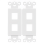 Enerlites 2-Port Decorator Data Wall Plate Insert