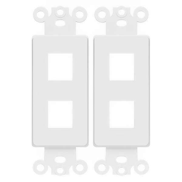 Enerlites 2-Port Decorator Data Wall Plate Insert – Sunco Lighting