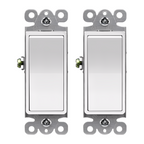 Enerlites Residential Grade Decorator Switch, Single Pole
