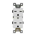 Enerlites Industrial Grade 15A Duplex Style Self-Grounding Receptacle, 6-15R