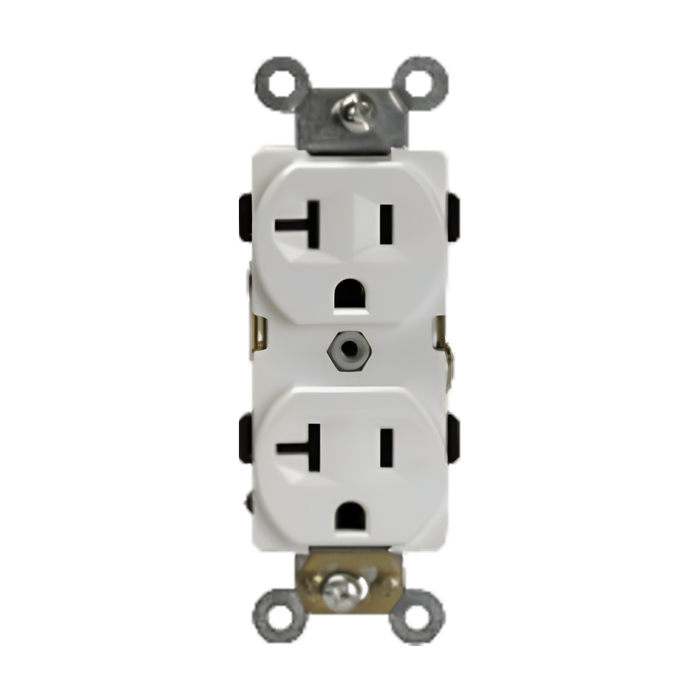 Enerlites Industrial Grade Heavy Duty 20A Duplex Receptacle, 5-20R