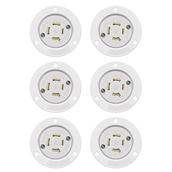 Enerlites Locking Flanged Inlet, 20A, L15-20PFI – Sunco Lighting