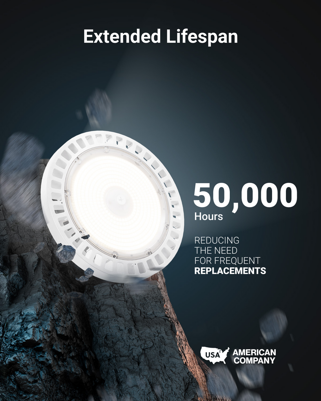 Advanced LED technology allows for longer and better performance.