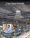 UFO High Bay 200W LED Fixture, White, 28000 Lumens