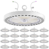 UFO High Bay 240W LED Fixture, White, 36000 Lumens