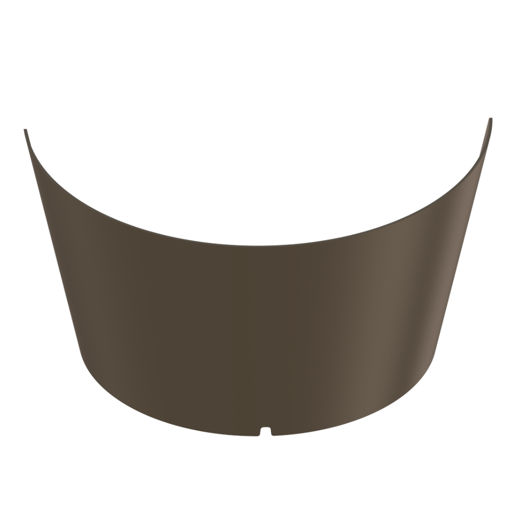 Degree Glare Shield for LED Bollard Light Fixtures