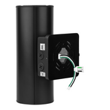 Black Cylinder LED Wall Sconce, 20W/16W/10W, Dusk to Dawn Photocell , 2800 Lumens