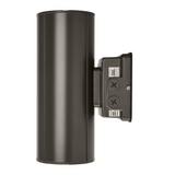 Dark Bronze Cylinder LED Wall Sconce, 20W/16W/10W, Dusk to Dawn Photocell , 2800 Lumens